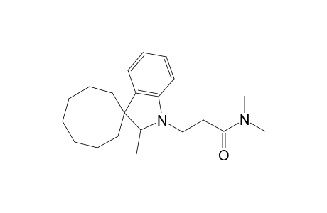 Spiro[cyclooctane-1,3'-[3H]indole]-1'(2'H)-propanamide, N,N,2'-trimethyl-