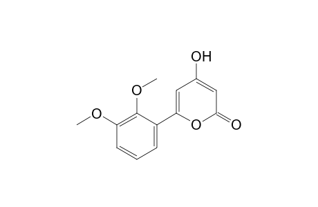 4-Hydroxy-6-(2,3-dimethoxyphenyl)-2-pyranone