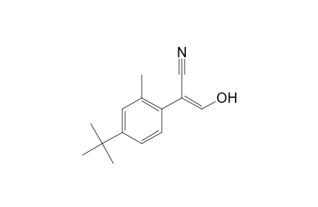 Benzeneacetonitrile, 4-(1,1-dimethylethyl)-alpha-formyl-2-methyl-