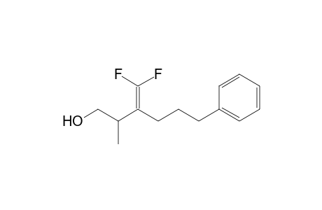 4,4-Difluoro-2-methyl-3-(3-phenylpropyl)but-3-en-1-ol