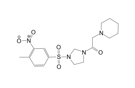 piperidine, 1-[2-[3-[(4-methyl-3-nitrophenyl)sulfonyl]-1-imidazolidinyl]-2-oxoethyl]-