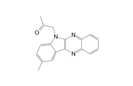 2-propanone, 1-(9-methyl-6H-indolo[2,3-b]quinoxalin-6-yl)-