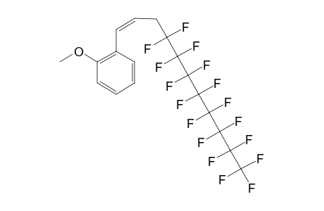 1-[(1-Z)-4,4,5,5,6,6,7,7,8,8,9,9,10,10,11,11,11-HEPTADECAFLUOROUNDEC-1-EN-1-YL]-2-METHOXYBENZENE