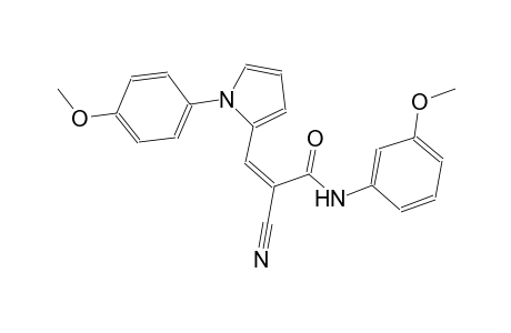 (2Z)-2-cyano-N-(3-methoxyphenyl)-3-[1-(4-methoxyphenyl)-1H-pyrrol-2-yl]-2-propenamide