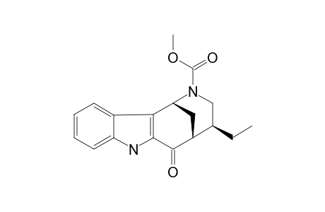 (1RS,4RS,5SR)-4-ETHYL-2-(METHOXYCARBONYL)-6-OXO-1,2,3,4,5,6-HEXAHYDRO-1,5-METHANOAZOCINO-[4,3-B]-INDOLE