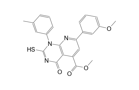 pyrido[2,3-d]pyrimidine-5-carboxylic acid, 1,4-dihydro-2-mercapto-7-(3-methoxyphenyl)-1-(3-methylphenyl)-4-oxo-, methyl ester