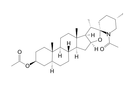 N,O-DIACETYLTOMATIDINE=(25S)-N-ACETYL-3-BETA-ACETOXY-5-ALPHA,22-BETA-N-SPIROSOLAN