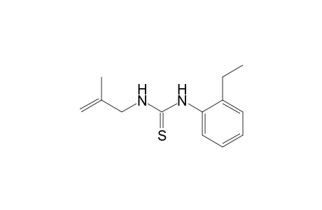 1-(2-Ethylphenyl)-3-(2-methylallyl)thiourea