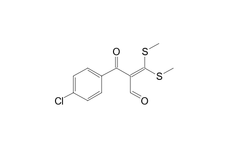 2-(4-chlorobenzoyl)-3,3-bis(methylsulfanyl)prop-2-enal