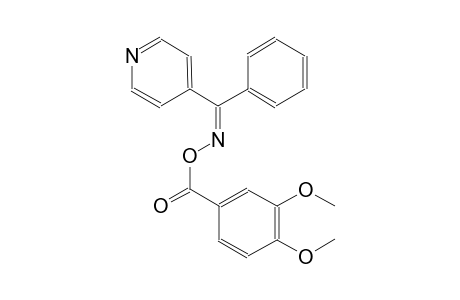 (Z)-phenyl(4-pyridinyl)methanone O-(3,4-dimethoxybenzoyl)oxime