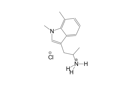 1H-indole-3-ethanaminium, alpha,1,7-trimethyl-, chloride