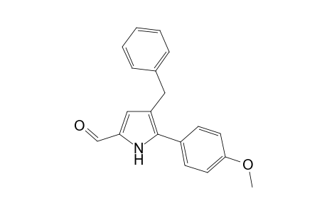 4-Benzyl-5-(4-methoxyphenyl)pyrrole-2-carbaldehyde