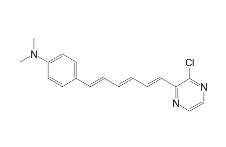 (1E,3E,5E)-1-(3'-Chloropyrazin-2'-yl)-6-(p-N,N-dimethylaminophenyl)hexa-1,3,5-triene