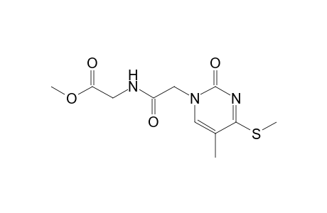 N-{[5-Methyl-4-(methylsulfanyl)-2-oxopyrimidin-1(2H)-yl]acetyl}glycine Methyl Ester