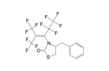 Thiazolidin-2-one, 4-benzyl-3-(1-hexafluoroisopropylideno-2,2,3,3,3-pentafluoropropyl)-