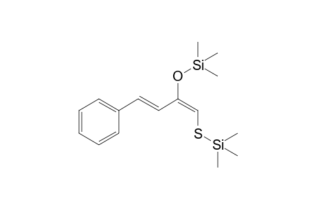 (1E,3E)-Trimethylsilylthio-2-trimethylsiloxy-4-phenyl-butadiene