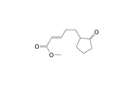 (E)-5-(2-ketocyclopentyl)pent-2-enoic acid methyl ester