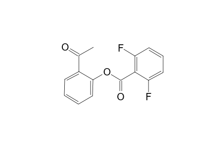 Benzoic acid, 2,6-difluoro-, 2-acetylphenyl ester