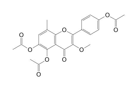 4',5,6-Triacetoxy-3-methoxy-8-methylflavone
