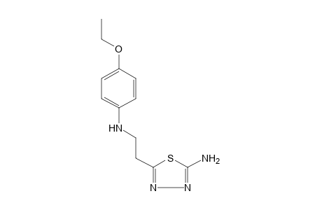 2-AMINO-5-(2-p-PHENETIDINOETHYL)-1,3,4-THIADIAZOLE