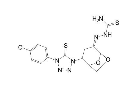 1-[(Z)-[2-[4-(4-chlorophenyl)-5-sulfanylidene-1,2,3,4-tetrazol-1-yl]-6,8-dioxabicyclo[3.2.1]octan-4-ylidene]amino]thiourea