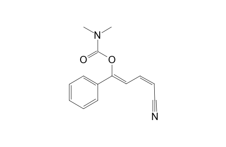 (1Z,3Z)-4-cyano-1-phenylbuta-1,3-dien-1-yl dimethylcarbamate