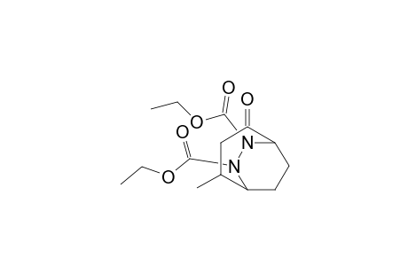 6,7-Diazabicyclo[3.2.2]nonane-6,7-dicarboxylic acid, 2-methyl-4-oxo-, diethyl ester