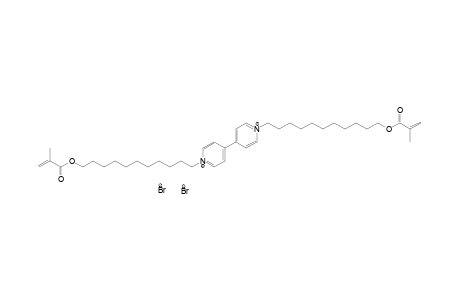 1,1'-bis(11-hydroxyundecyl)-4,4'-bipyridinium dibromide, dimethacrylate