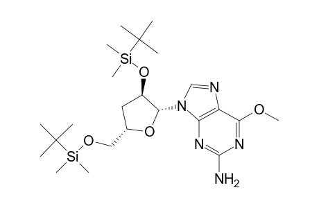 Guanosine, 3'-deoxy-2',5'-bis-O-[(1,1-dimethylethyl)dimethylsilyl]-6-O-methyl-