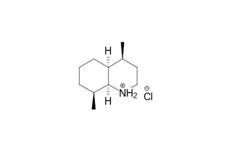 (4S,4aS,8S,8aS)-4,8-Dimethyldecahydroquinolinium chloride