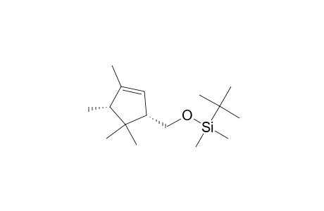 Silane, (1,1-dimethylethyl)dimethyl[(3,4,5,5-tetramethyl-2-cyclopenten-1-yl)methoxy]-, (1R-trans)-