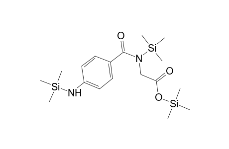 Glycine, N-(4-aminobenzoyl)-, tris(trimethylsilyl) deriv.