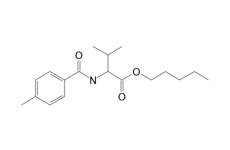 L-Valine, N-(4-methylbenzoyl)-, pentyl ester