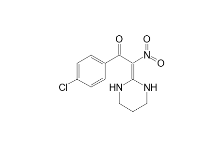 Hexahydro-2-[nitro(4-chlorobenzoyl)methylene]pyrimidine