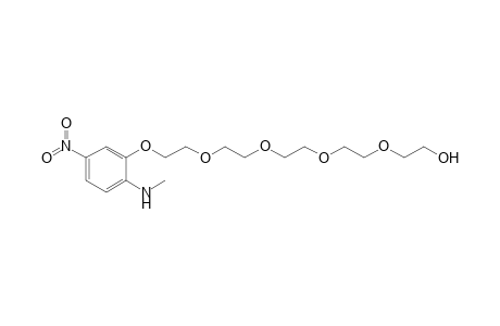 1-(N-Methylamino)-2-(15'-hydroxy-1',4',7',10',13'-pentaoxapentadecyl)-4-nitrobenzene