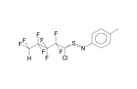 1-CHLORO-2,2,3,3,4,4,5,5-OCTAFLUOROPENTYLIDENSULPHIN-N-PARA-TOLYLIMIDE
