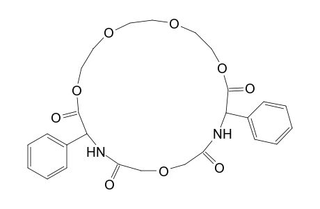 3,11-diphenyl-1,7,13,16,19-pentaoxa-4,10-diazacycloheneicosane-2,5,9,12-tetrone