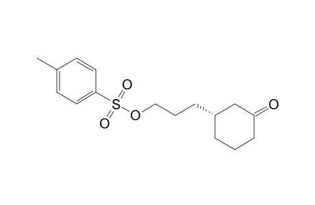 3-[(1R)-3-oxidanylidenecyclohexyl]propyl 4-methylbenzenesulfonate
