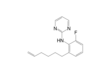 N-[2-Fluoro-6-(hex-5-enyl)phenyl]pyrimidin-2-amine