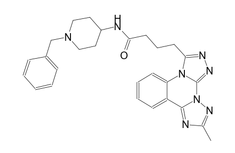 di[1,2,4]triazolo[4,3-a:1,5-c]quinazoline-3-butanamide, 10-methyl-N-[1-(phenylmethyl)-4-piperidinyl]-
