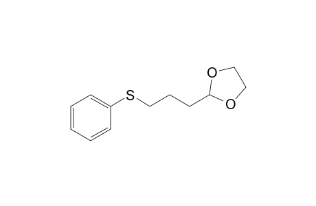 2-[3-(Phenylthio)propyl]-1,3-dioxolane