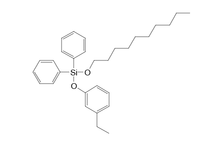 Silane, diphenyldecyloxy(3-ethylphenoxy)-