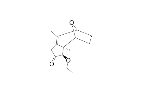 (1R*,2S*,5R*,10S*)-1,6-DIMETHYL-10-ETHOXY-11-OXATRICYCLO-[5.3.0.1(2,5)]-UNDECAN-9-ONE