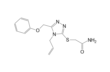 2-{[4-allyl-5-(phenoxymethyl)-4H-1,2,4-triazol-3-yl]sulfanyl}acetamide