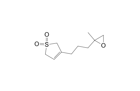 3-[3-(2-methyl-2-oxiranyl)propyl]-2,5-dihydrothiophene 1,1-dioxide