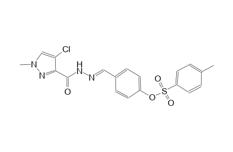 4-((E)-{2-[(4-chloro-1-methyl-1H-pyrazol-3-yl)carbonyl]hydrazono}methyl)phenyl 4-methylbenzenesulfonate