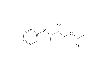 2-Oxo-3-(phenylsulfanyl)butyl acetate