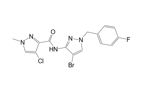 N-[4-bromo-1-(4-fluorobenzyl)-1H-pyrazol-3-yl]-4-chloro-1-methyl-1H-pyrazole-3-carboxamide