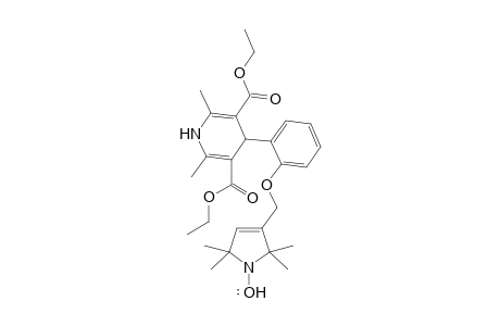 3-[2-[1,4-Dihydro-2,6-dimethyl-3,5-di(ethoxycarbonyl)pyridin-4-ylphenyl]oxymethyl]-2,2,5,5-tetramethyl-2,5-dihydropyrrol-1-yloxy radical