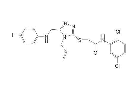2-({4-allyl-5-[(4-iodoanilino)methyl]-4H-1,2,4-triazol-3-yl}sulfanyl)-N-(2,5-dichlorophenyl)acetamide